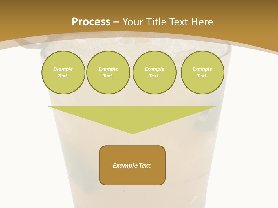 A Drink With A Garnish Garnish Garnish Garnish PowerPoint Template