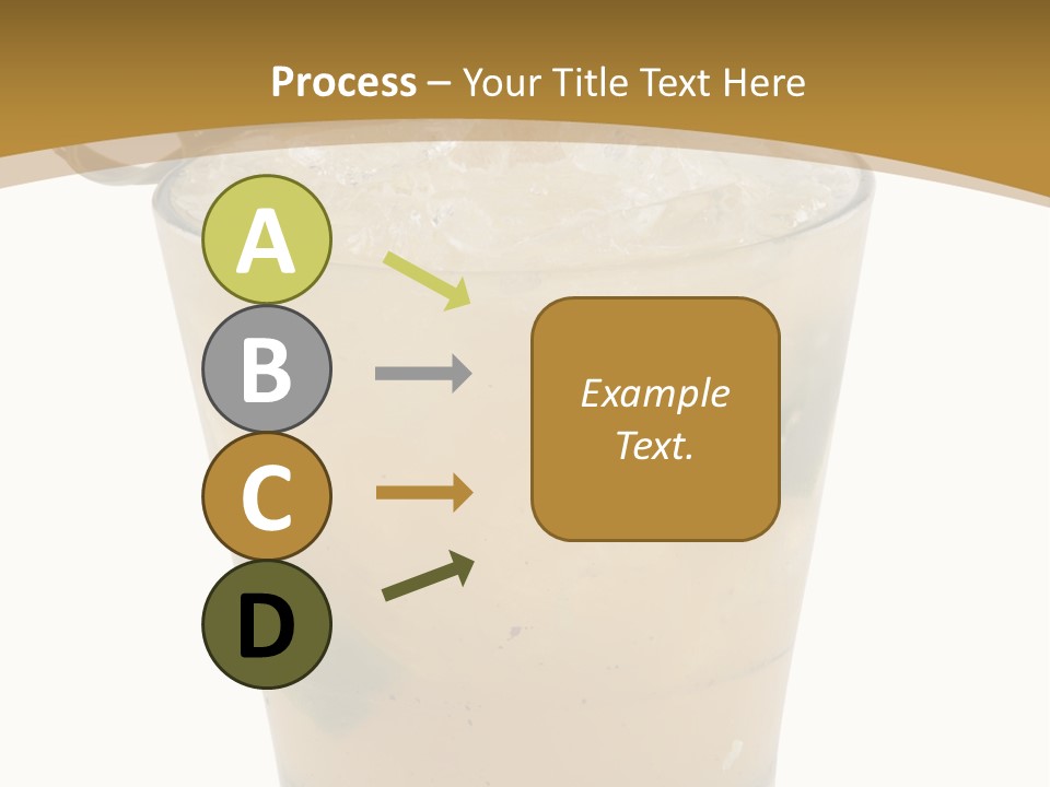 A Drink With A Garnish Garnish Garnish Garnish PowerPoint Template