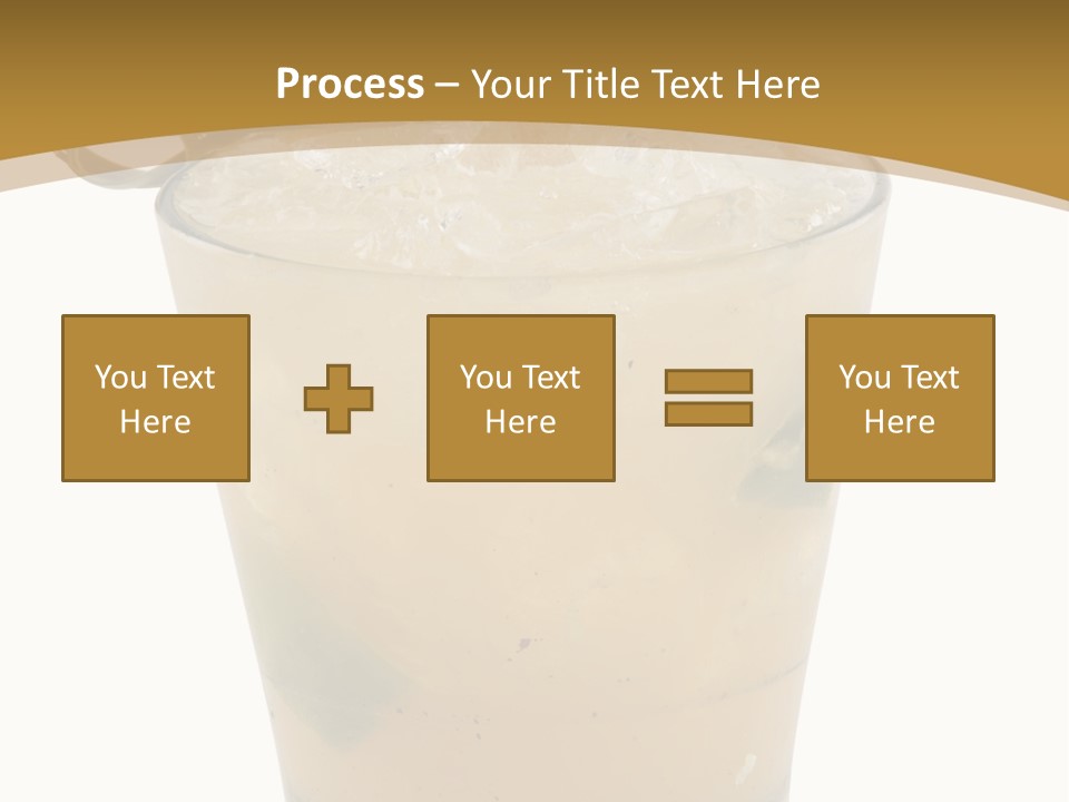 A Drink With A Garnish Garnish Garnish Garnish PowerPoint Template