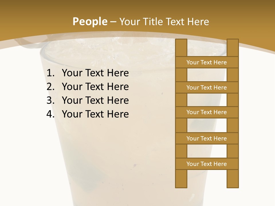 A Drink With A Garnish Garnish Garnish Garnish PowerPoint Template