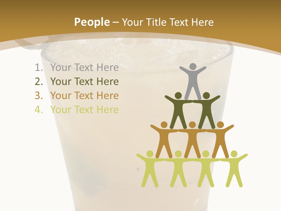 A Drink With A Garnish Garnish Garnish Garnish PowerPoint Template