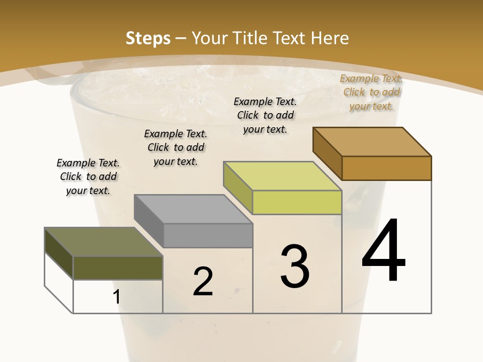 A Drink With A Garnish Garnish Garnish Garnish PowerPoint Template