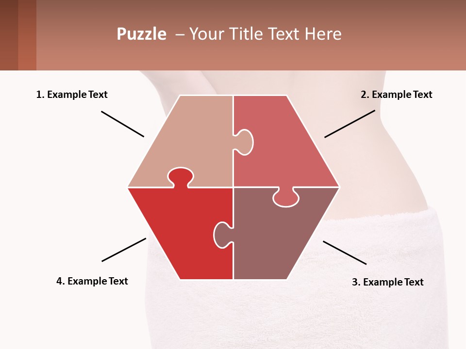 A Woman's Butt With A Red Spot On It PowerPoint Template