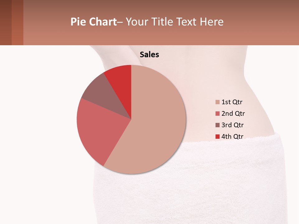 A Woman's Butt With A Red Spot On It PowerPoint Template
