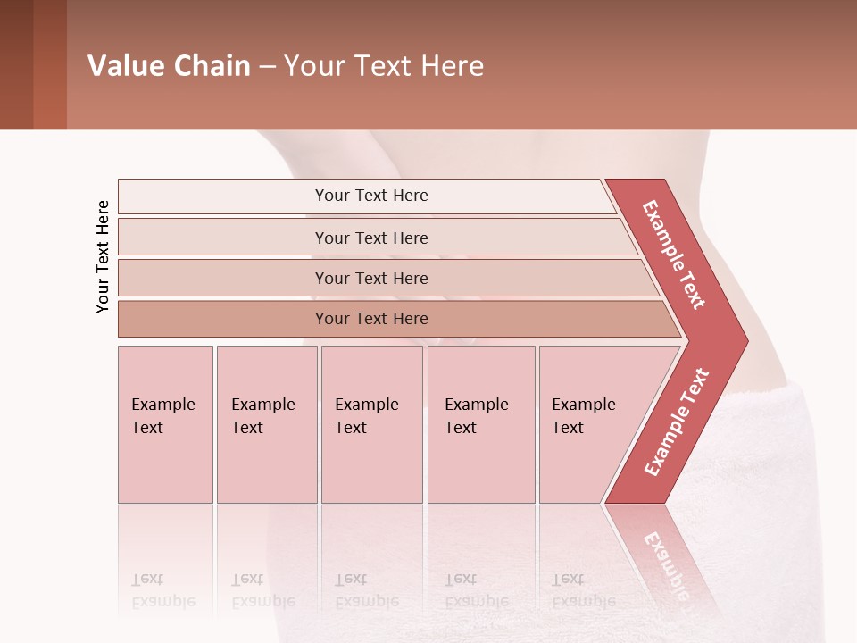 A Woman's Butt With A Red Spot On It PowerPoint Template