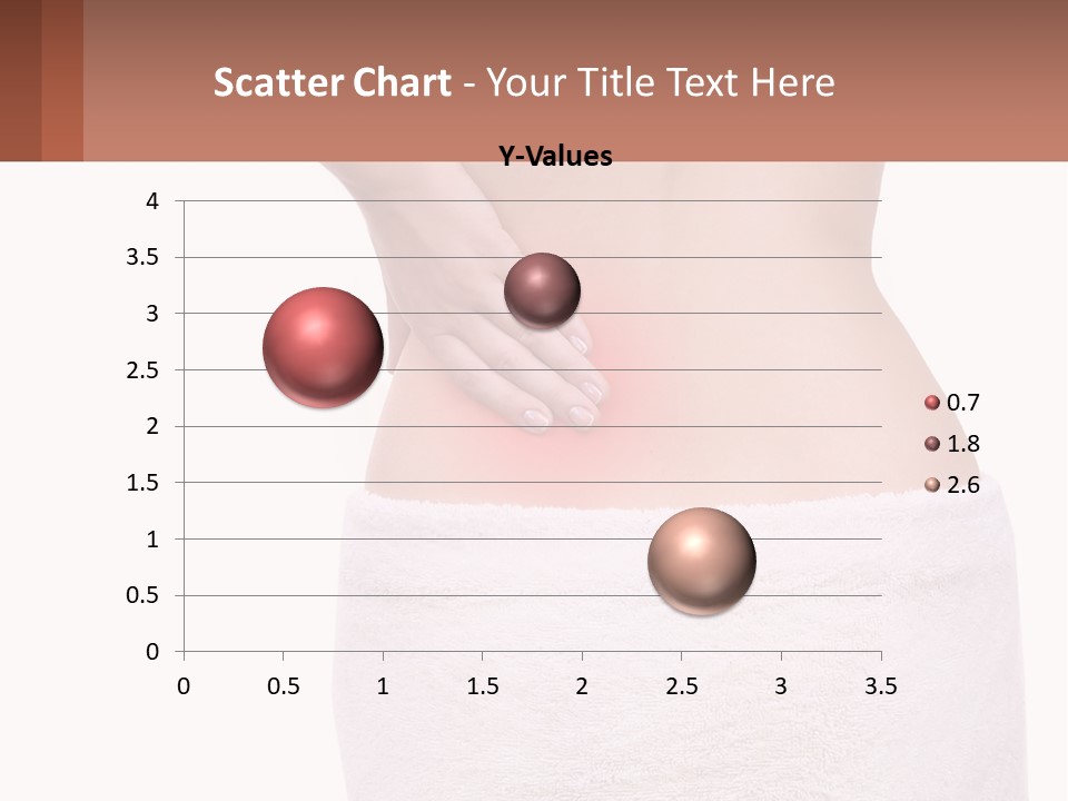 A Woman's Butt With A Red Spot On It PowerPoint Template