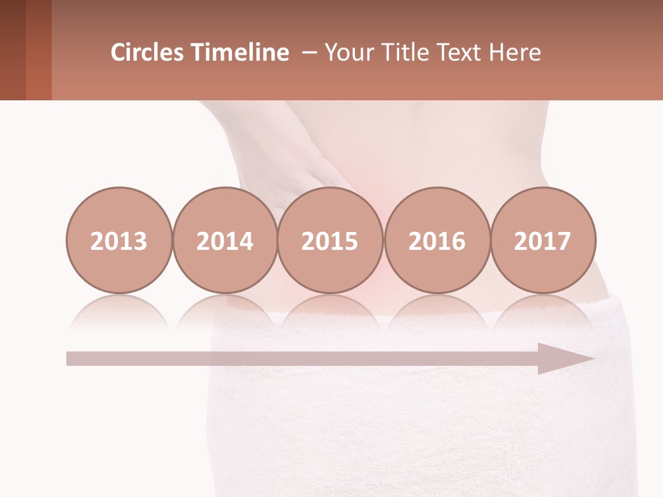 A Woman's Butt With A Red Spot On It PowerPoint Template