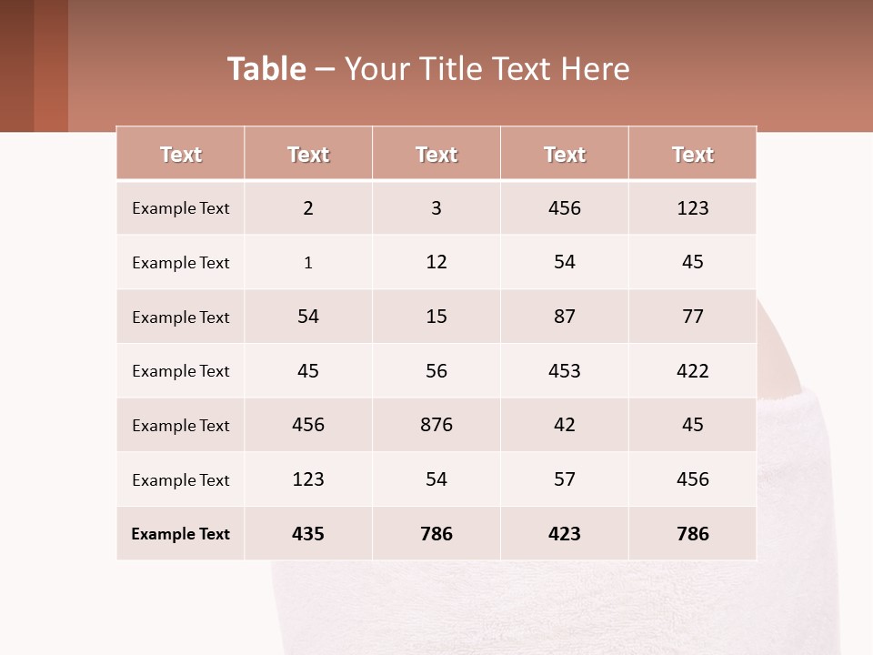 A Woman's Butt With A Red Spot On It PowerPoint Template