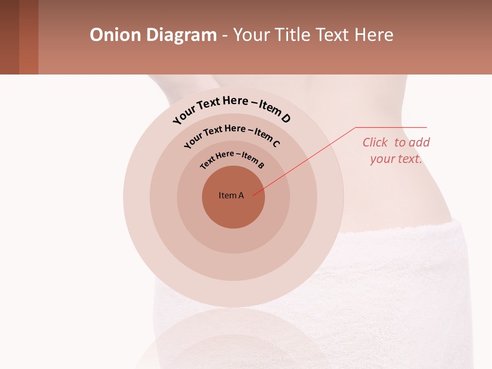 A Woman's Butt With A Red Spot On It PowerPoint Template