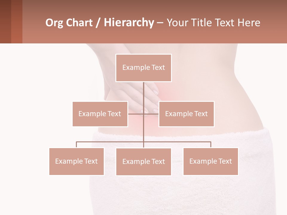 A Woman's Butt With A Red Spot On It PowerPoint Template