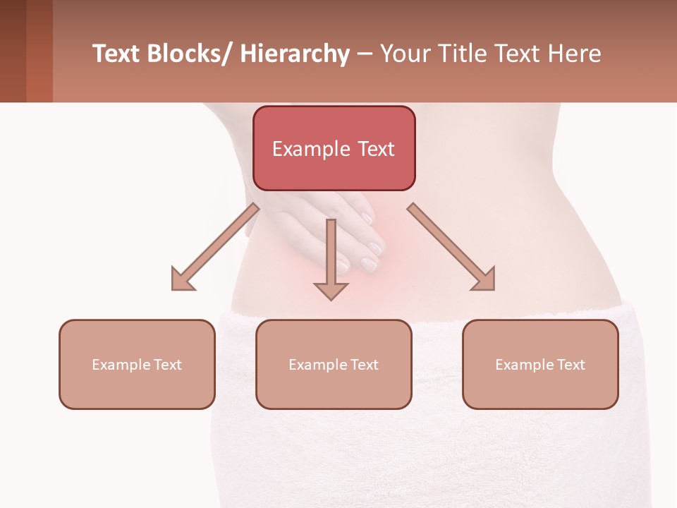 A Woman's Butt With A Red Spot On It PowerPoint Template