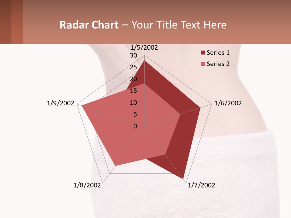 A Woman's Butt With A Red Spot On It PowerPoint Template