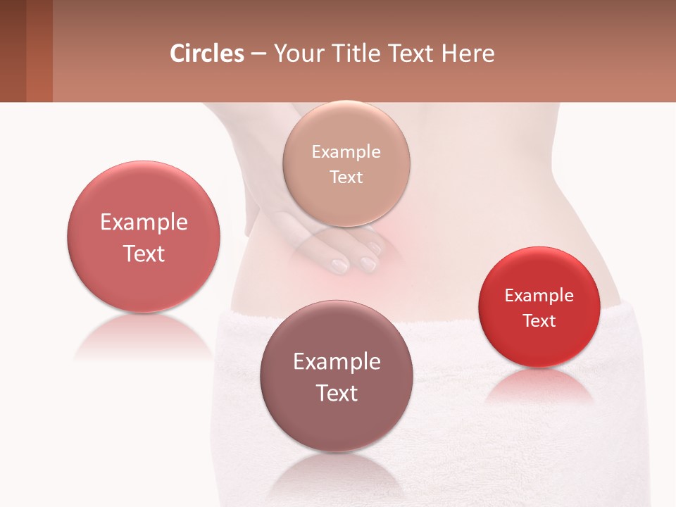 A Woman's Butt With A Red Spot On It PowerPoint Template