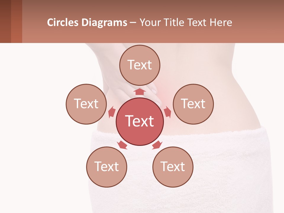 A Woman's Butt With A Red Spot On It PowerPoint Template