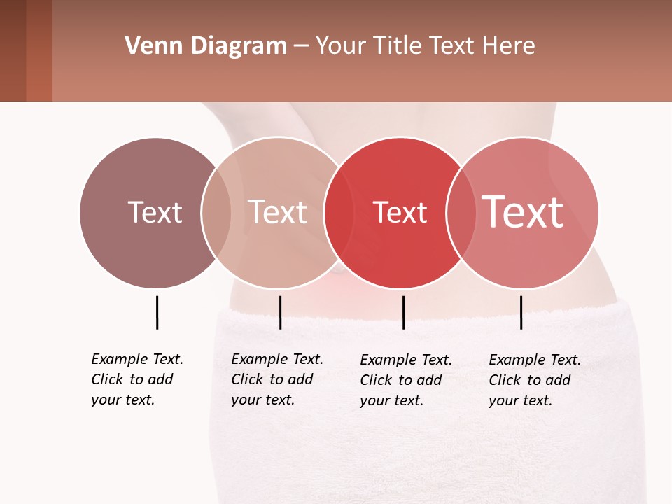 A Woman's Butt With A Red Spot On It PowerPoint Template