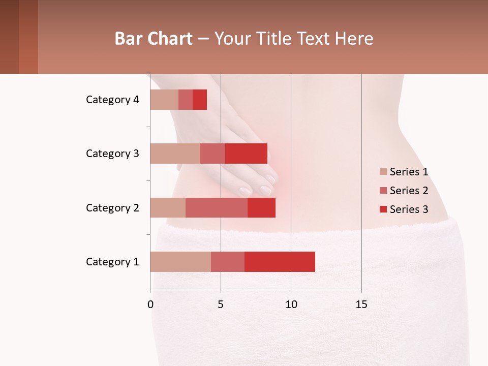 A Woman's Butt With A Red Spot On It PowerPoint Template