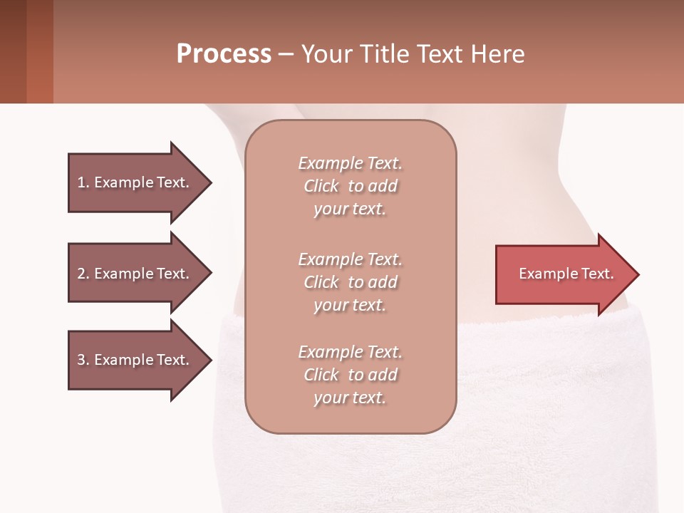 A Woman's Butt With A Red Spot On It PowerPoint Template