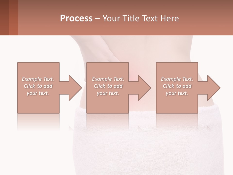 A Woman's Butt With A Red Spot On It PowerPoint Template