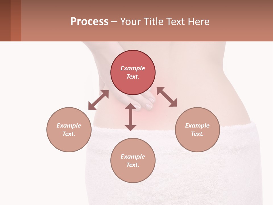 A Woman's Butt With A Red Spot On It PowerPoint Template