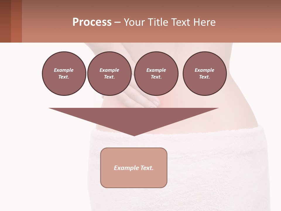 A Woman's Butt With A Red Spot On It PowerPoint Template