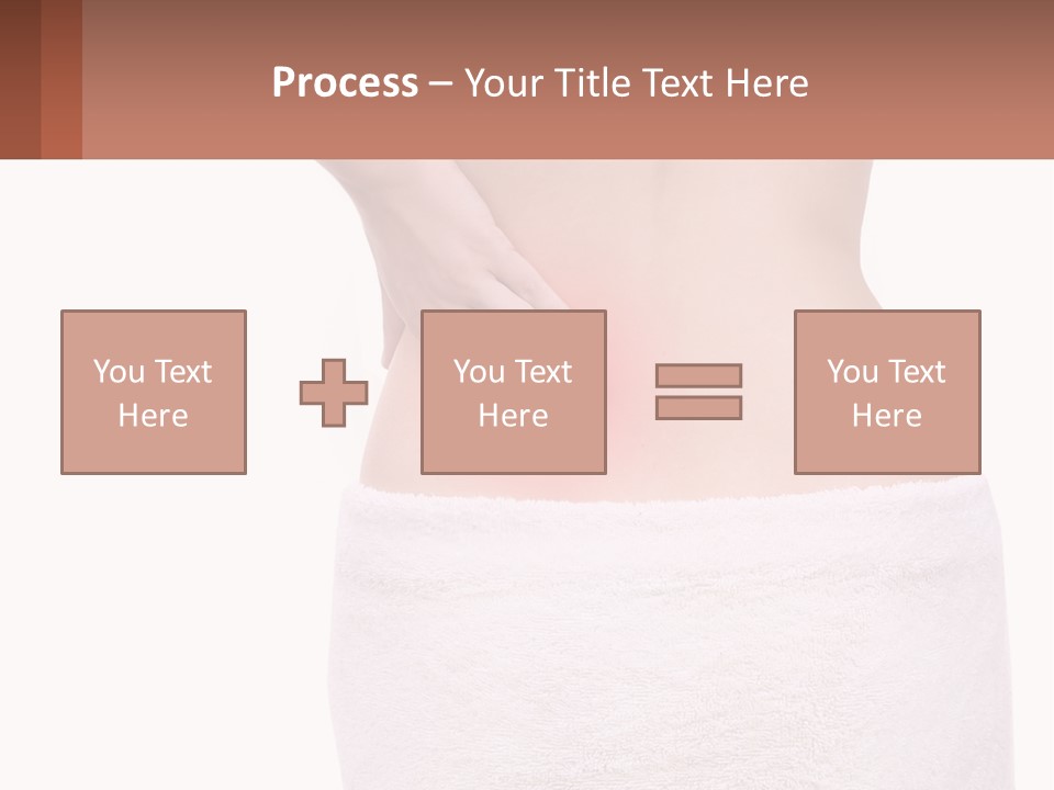 A Woman's Butt With A Red Spot On It PowerPoint Template