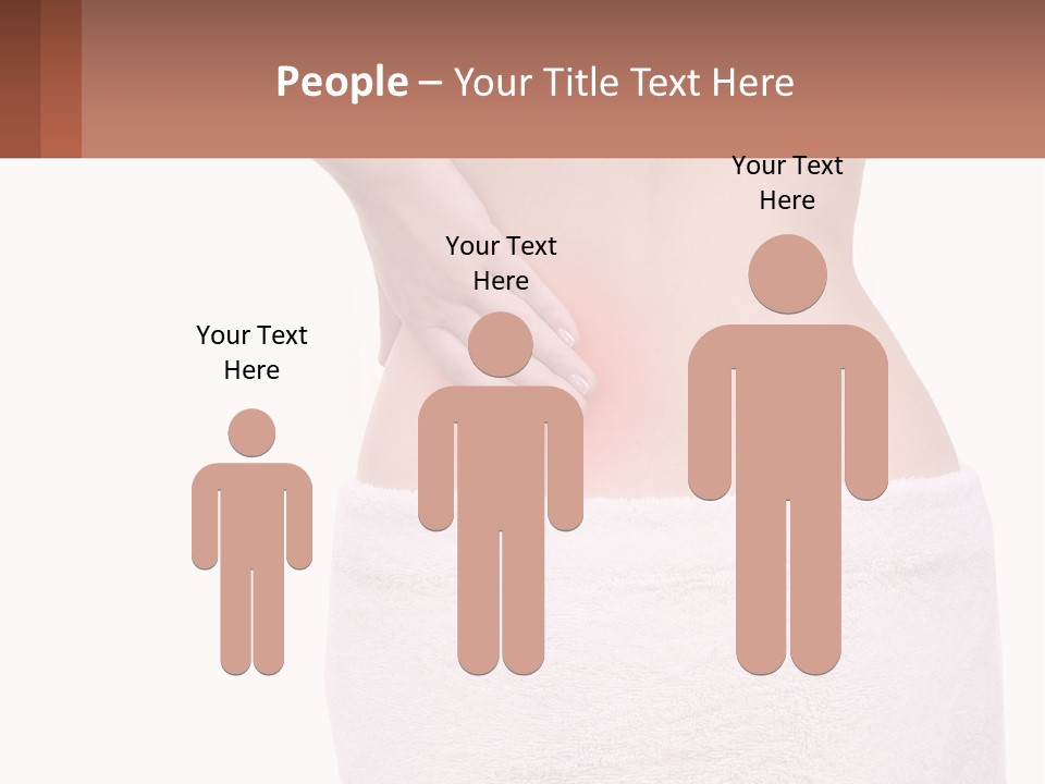 A Woman's Butt With A Red Spot On It PowerPoint Template