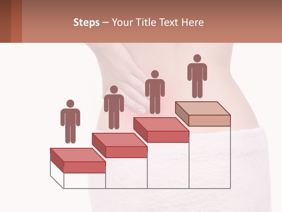 A Woman's Butt With A Red Spot On It PowerPoint Template