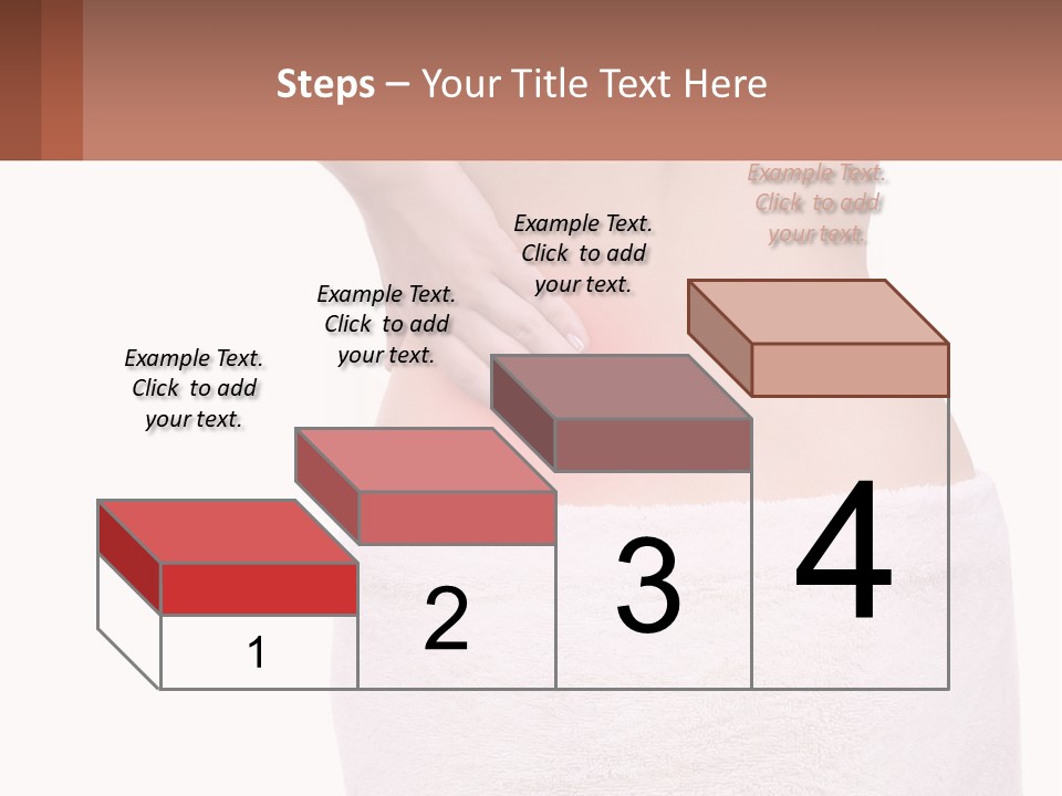 A Woman's Butt With A Red Spot On It PowerPoint Template
