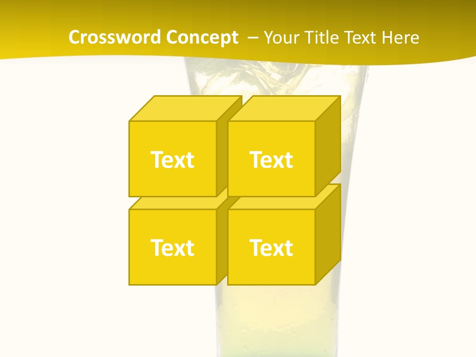 A Drink With A Cherry On Top Of It PowerPoint Template