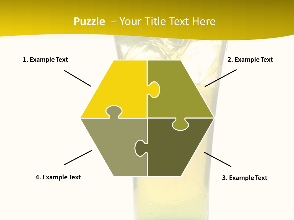 A Drink With A Cherry On Top Of It PowerPoint Template