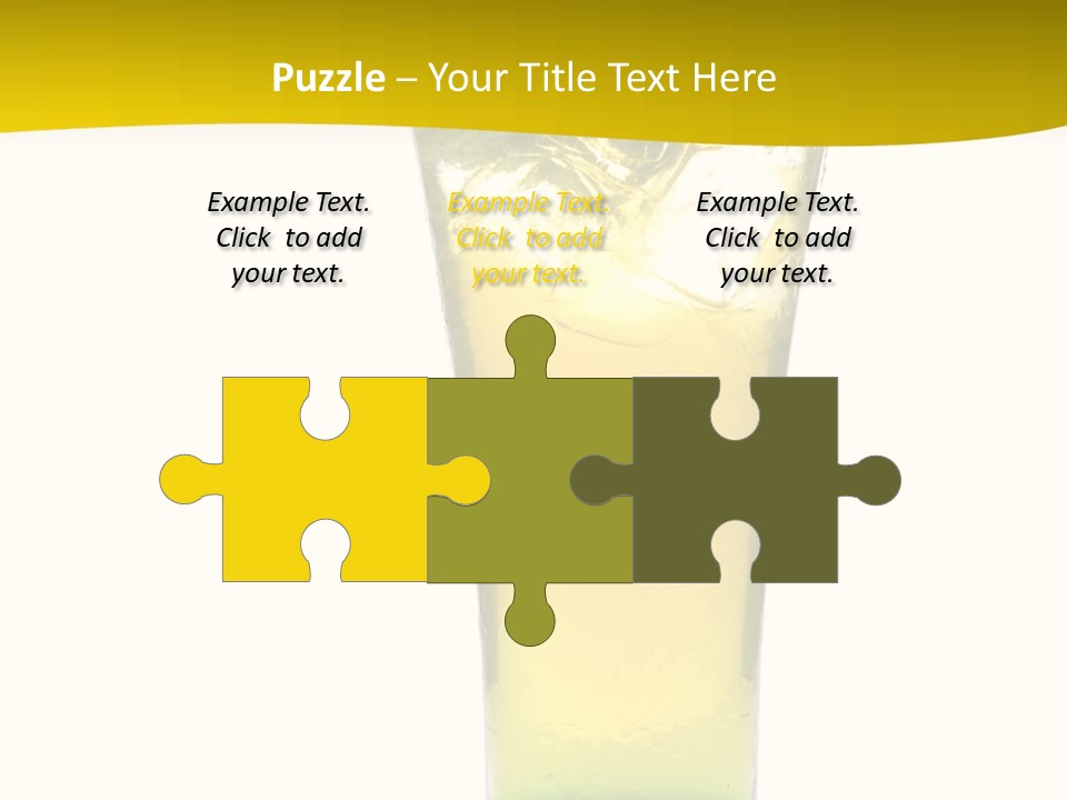 A Drink With A Cherry On Top Of It PowerPoint Template