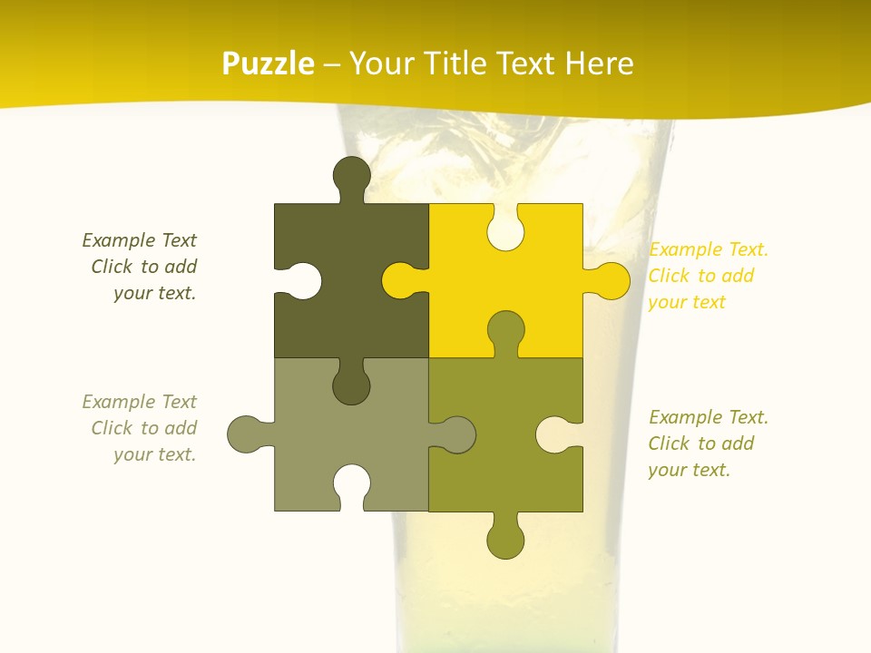 A Drink With A Cherry On Top Of It PowerPoint Template