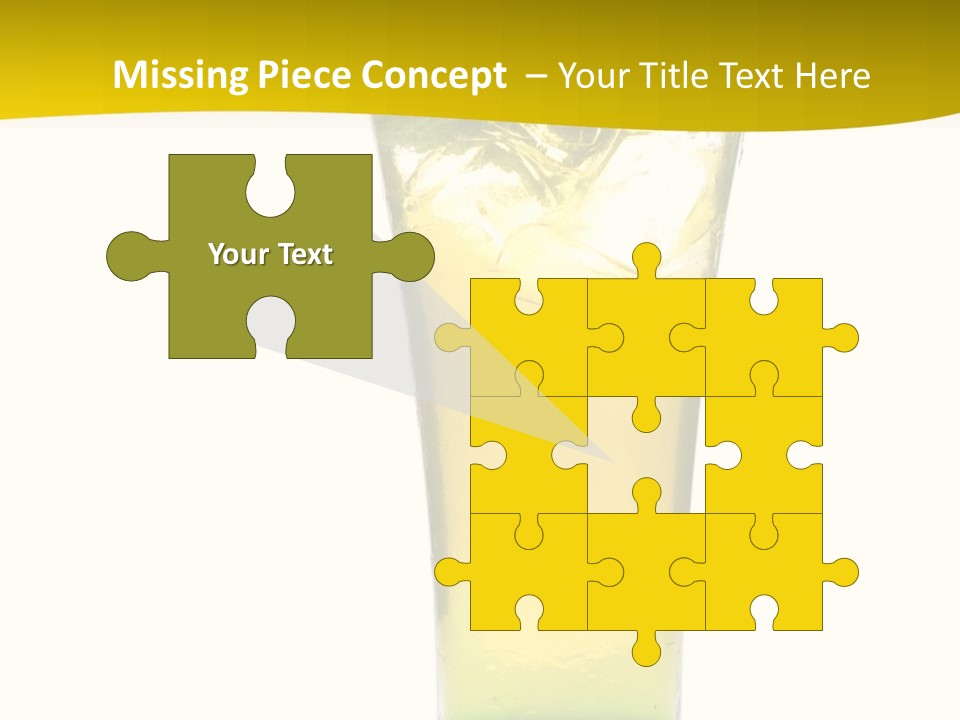 A Drink With A Cherry On Top Of It PowerPoint Template