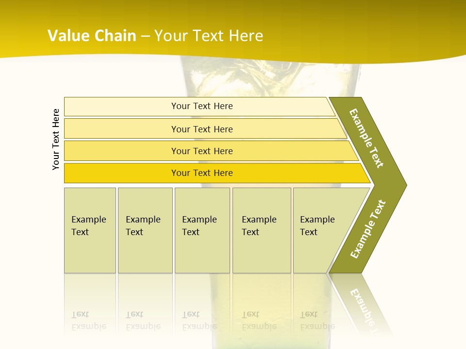 A Drink With A Cherry On Top Of It PowerPoint Template