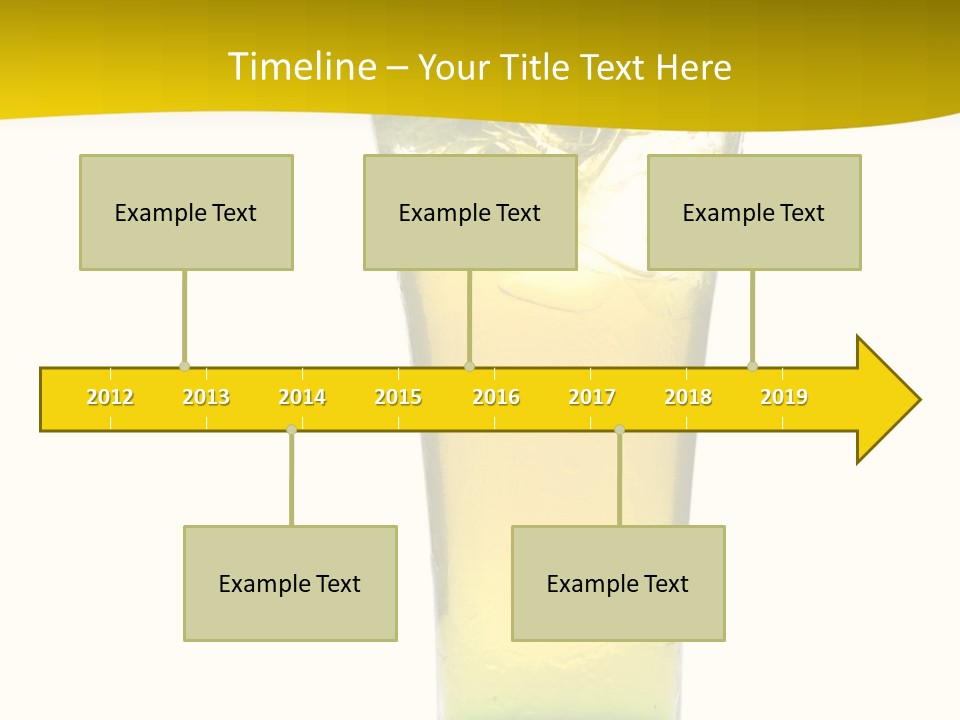 A Drink With A Cherry On Top Of It PowerPoint Template
