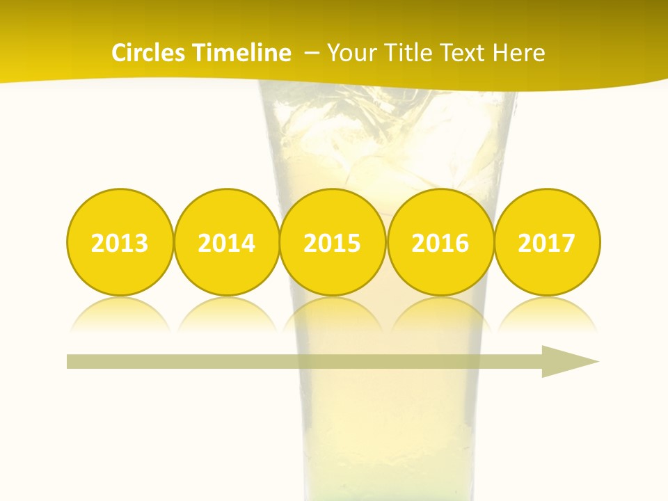 A Drink With A Cherry On Top Of It PowerPoint Template