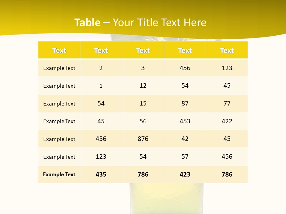 A Drink With A Cherry On Top Of It PowerPoint Template