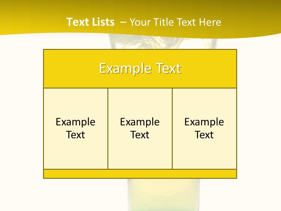 A Drink With A Cherry On Top Of It PowerPoint Template