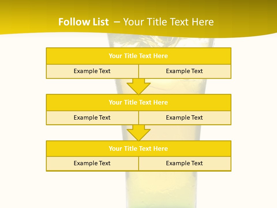A Drink With A Cherry On Top Of It PowerPoint Template