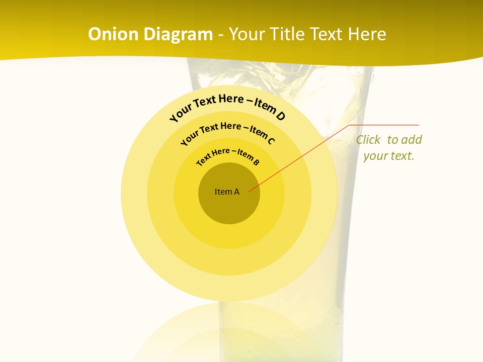 A Drink With A Cherry On Top Of It PowerPoint Template