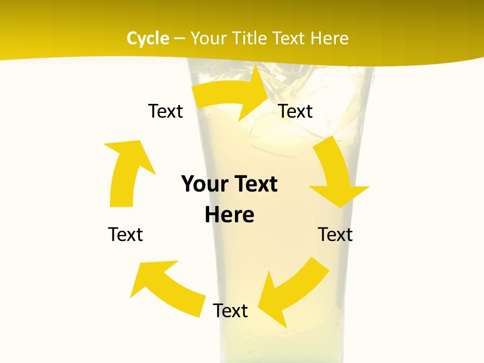 A Drink With A Cherry On Top Of It PowerPoint Template