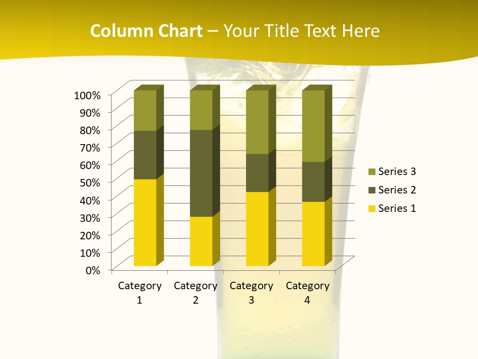 A Drink With A Cherry On Top Of It PowerPoint Template