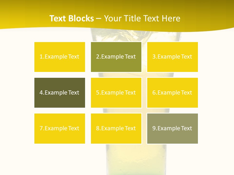 A Drink With A Cherry On Top Of It PowerPoint Template