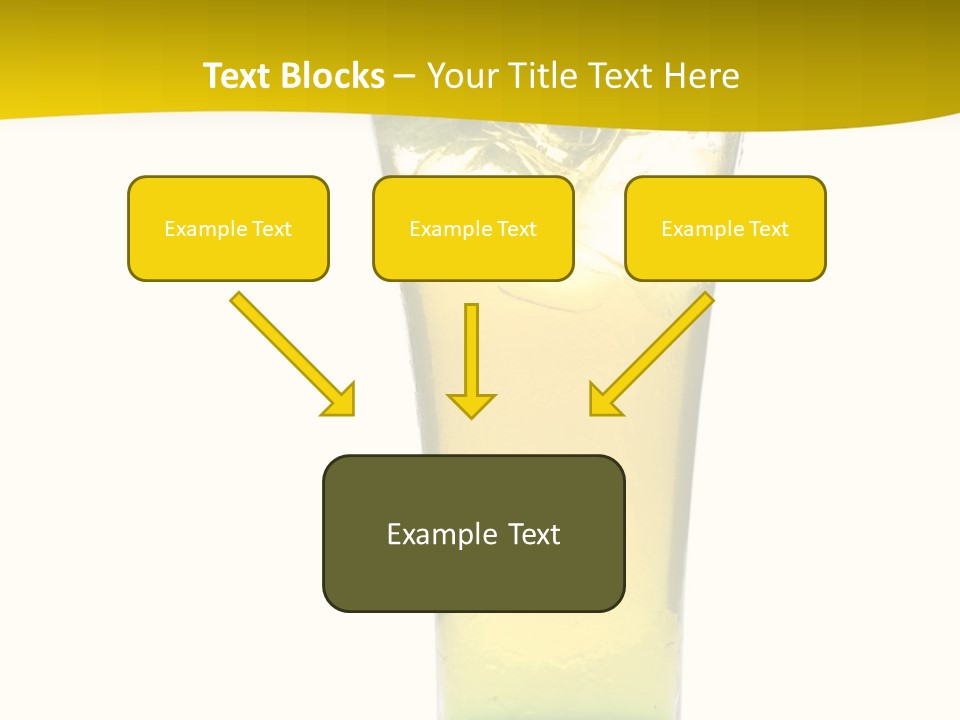 A Drink With A Cherry On Top Of It PowerPoint Template
