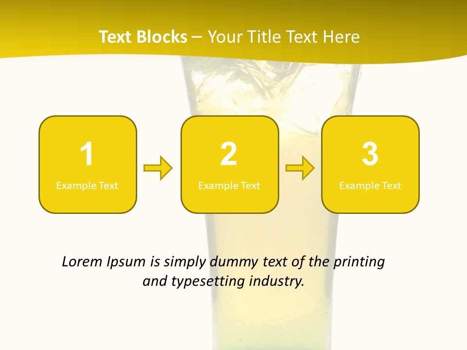 A Drink With A Cherry On Top Of It PowerPoint Template