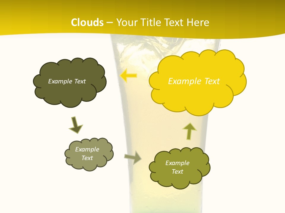 A Drink With A Cherry On Top Of It PowerPoint Template