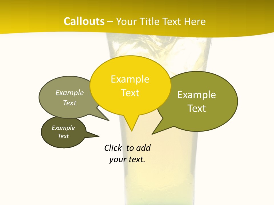 A Drink With A Cherry On Top Of It PowerPoint Template