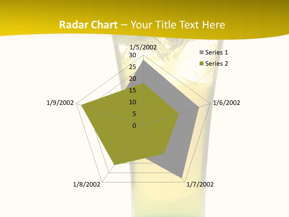 A Drink With A Cherry On Top Of It PowerPoint Template