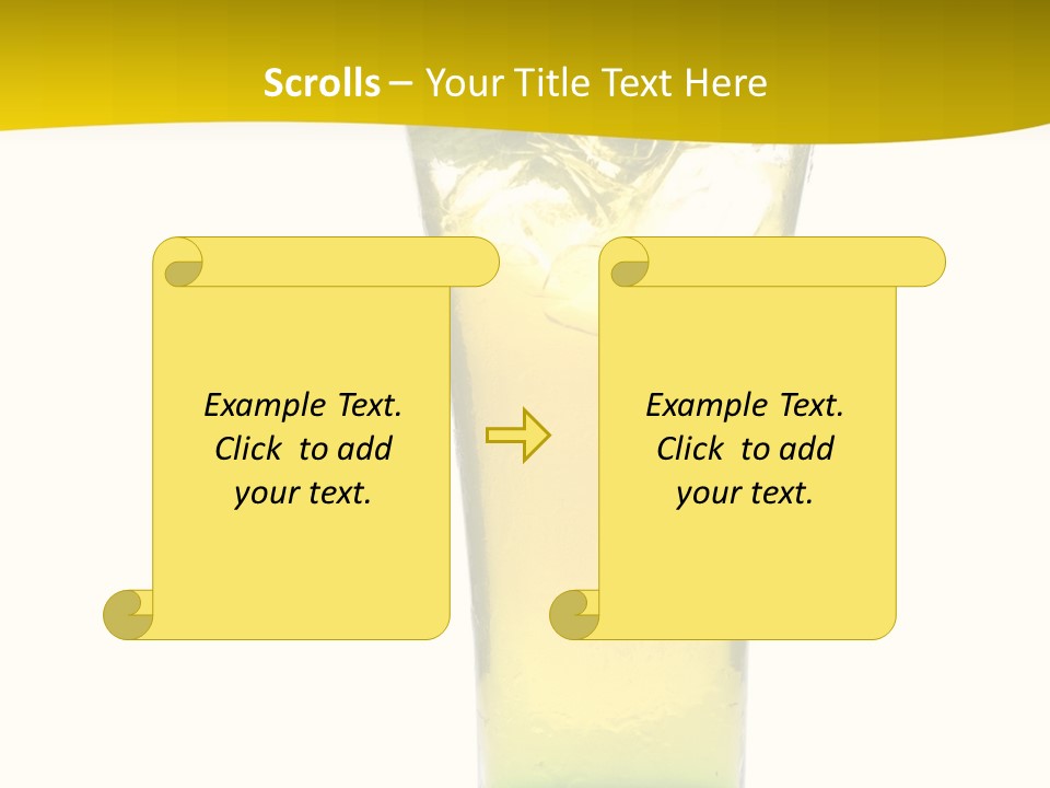 A Drink With A Cherry On Top Of It PowerPoint Template