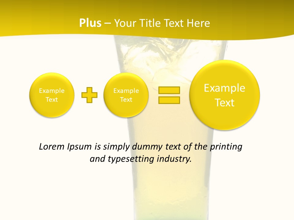 A Drink With A Cherry On Top Of It PowerPoint Template